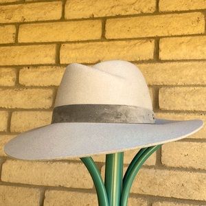 Rag & Bone Zoe fedora in dove grey.